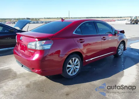 2010 Lexus Hs 250H Premium z USA, uszkodzony, nr VIN JTHBB1BA9A2005121